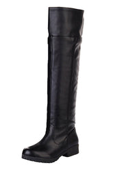 Anime Eren Jaeger Black Brown Cosplay Shoes Boots Accessory Halloween Props